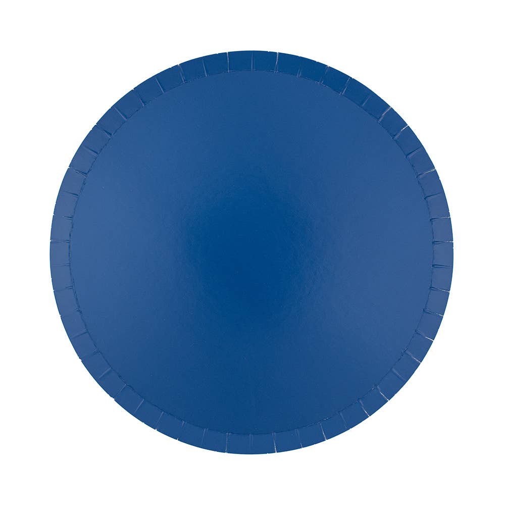 Shades Dessert Plates - 8 Pk. Sapphire
