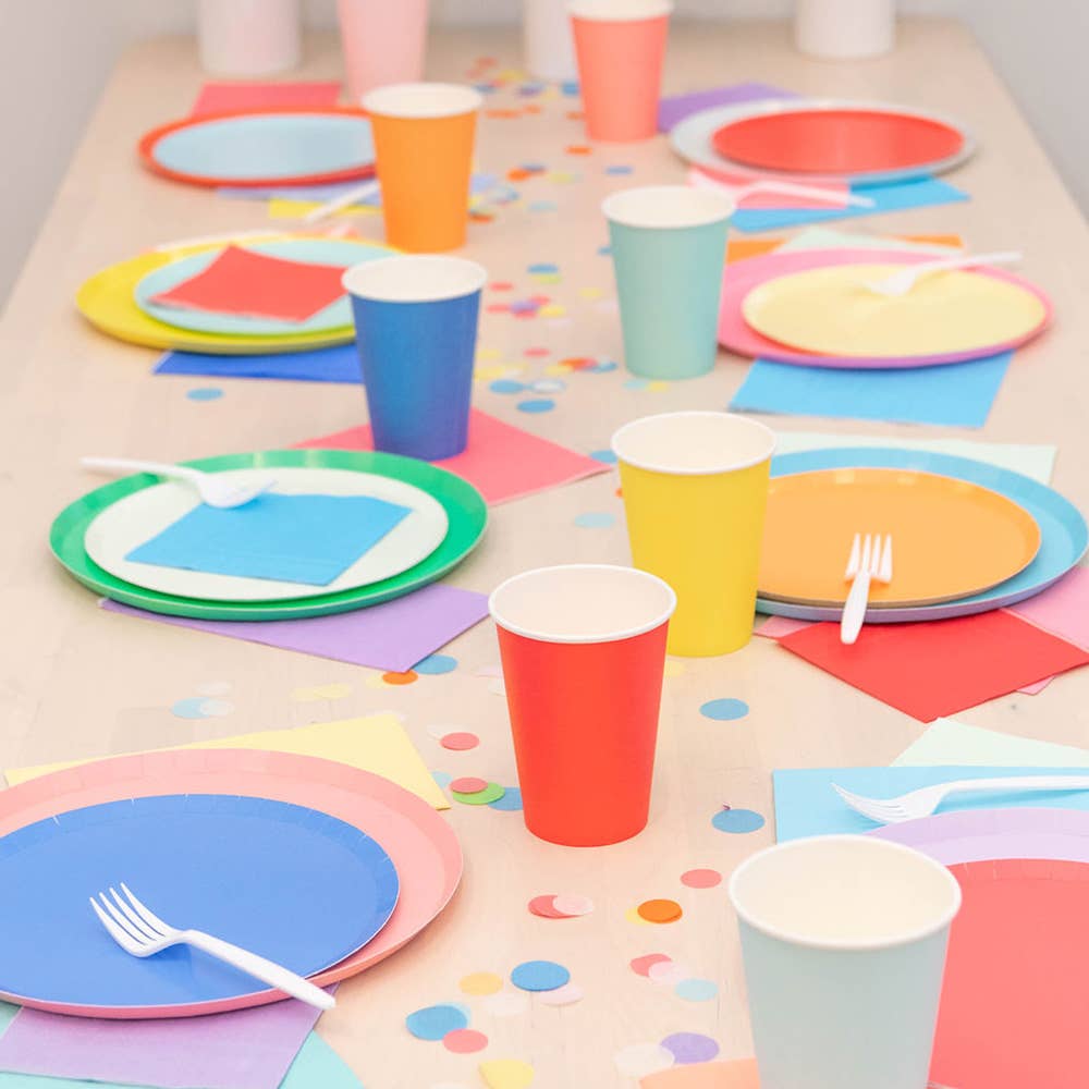 Shades Dessert Plates - 8 Pk. Sapphire